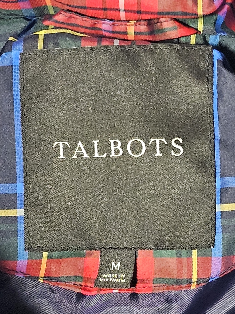 Talbots Women Down Blend Fill Plaid Macbeth Tartan Puffer Vest - Picture 3 of 16